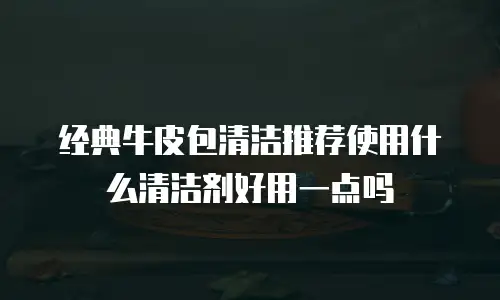 经典牛皮包清洁推荐使用什么清洁剂好用一点吗