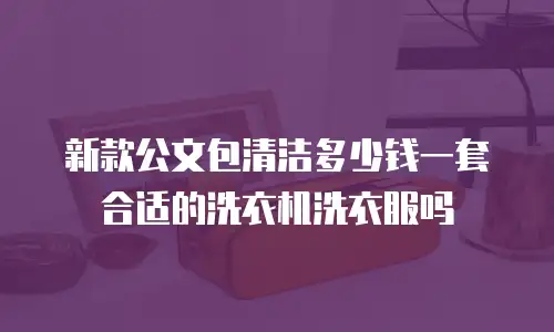 新款公文包清洁多少钱一套合适的洗衣机洗衣服吗