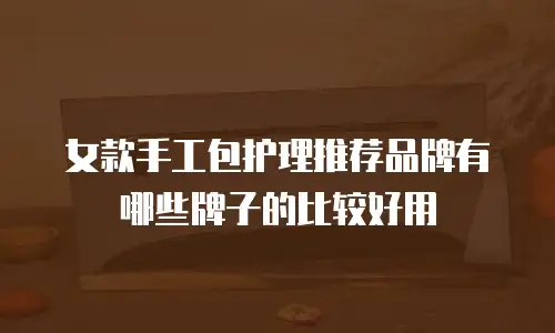 女款手工包护理推荐品牌有哪些牌子的比较好用