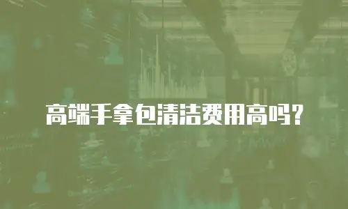 高端手拿包清洁费用高吗？