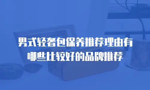 男式轻奢包保养推荐理由有哪些比较好的品牌推荐