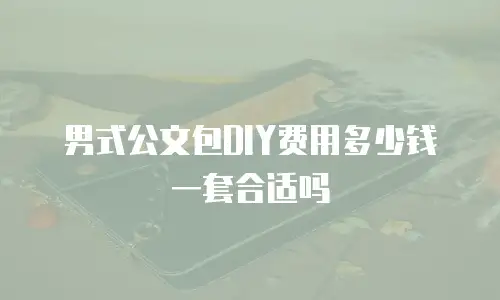 男式公文包DIY费用多少钱一套合适吗