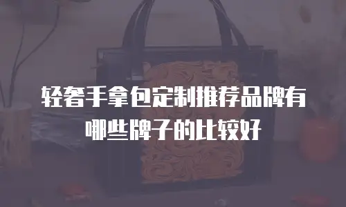 轻奢手拿包定制推荐品牌有哪些牌子的比较好