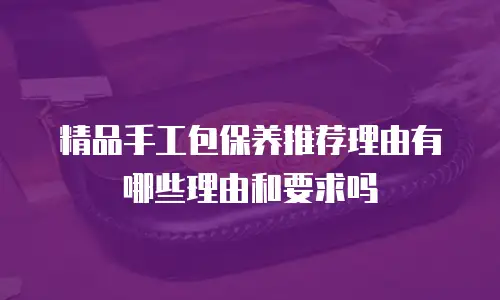 精品手工包保养推荐理由有哪些理由和要求吗