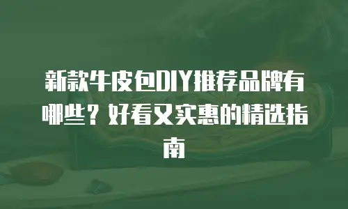 新款牛皮包DIY推荐品牌有哪些？好看又实惠的精选指南