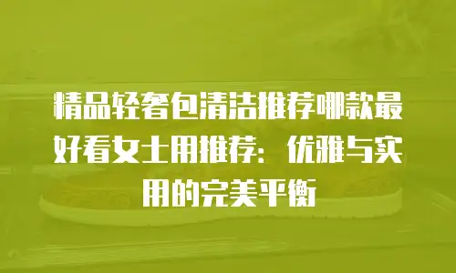 精品轻奢包清洁推荐哪款最好看女士用推荐：优雅与实用的完美平衡