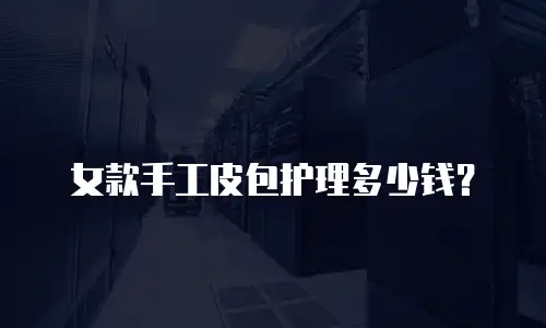  女款手工皮包护理多少钱？