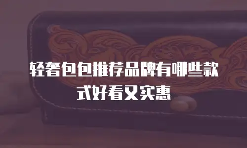 轻奢包包推荐品牌有哪些款式好看又实惠