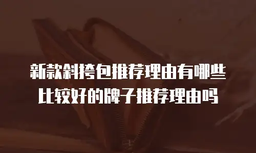 新款斜挎包推荐理由有哪些比较好的牌子推荐理由吗