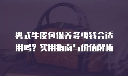男式牛皮包保养多少钱合适用吗？实用指南与价值解析