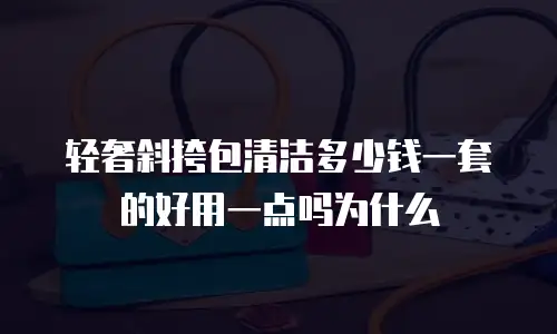 轻奢斜挎包清洁多少钱一套的好用一点吗为什么