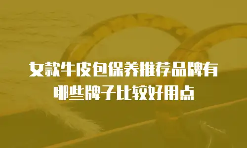 女款牛皮包保养推荐品牌有哪些牌子比较好用点