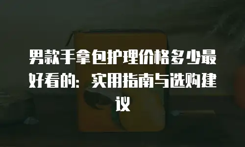 男款手拿包护理价格多少最好看的：实用指南与选购建议