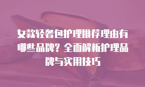 女款轻奢包护理推荐理由有哪些品牌？全面解析护理品牌与实用技巧