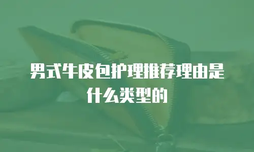 男式牛皮包护理推荐理由是什么类型的