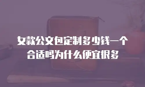 女款公文包定制多少钱一个合适吗为什么便宜很多