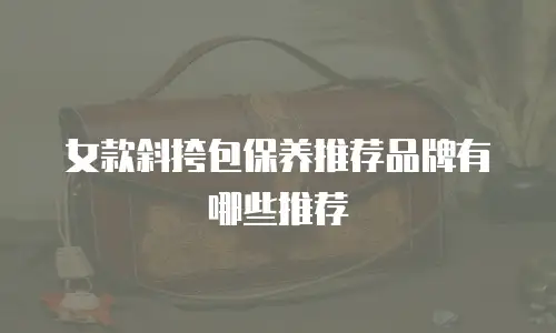 女款斜挎包保养推荐品牌有哪些推荐