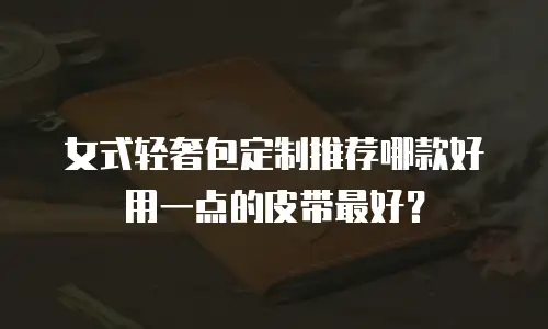 女式轻奢包定制推荐哪款好用一点的皮带最好？