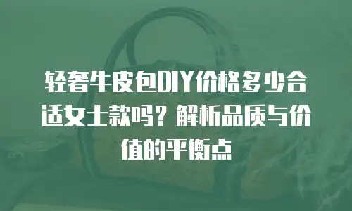 轻奢牛皮包DIY价格多少合适女士款吗？解析品质与价值的平衡点