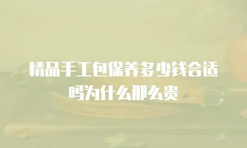 精品手工包保养多少钱合适吗为什么那么贵