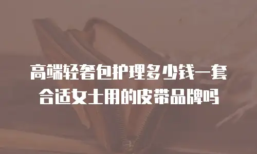 高端轻奢包护理多少钱一套合适女士用的皮带品牌吗