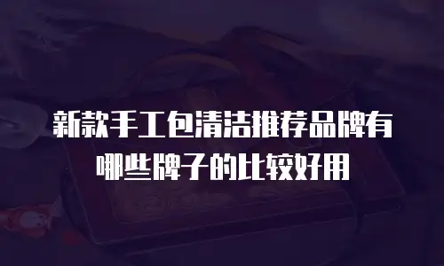 新款手工包清洁推荐品牌有哪些牌子的比较好用