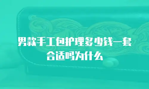 男款手工包护理多少钱一套合适吗为什么