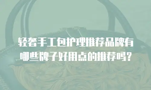 轻奢手工包护理推荐品牌有哪些牌子好用点的推荐吗？