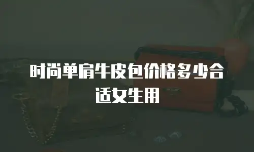 时尚单肩牛皮包价格多少合适女生用