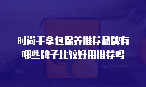 时尚手拿包保养推荐品牌有哪些牌子比较好用推荐吗