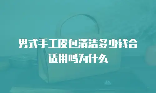 男式手工皮包清洁多少钱合适用吗为什么