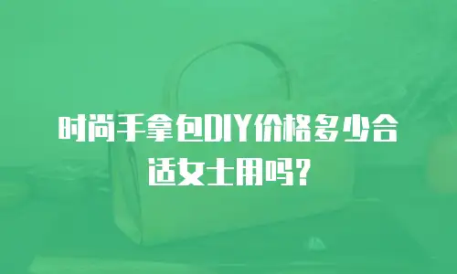 时尚手拿包DIY价格多少合适女士用吗？