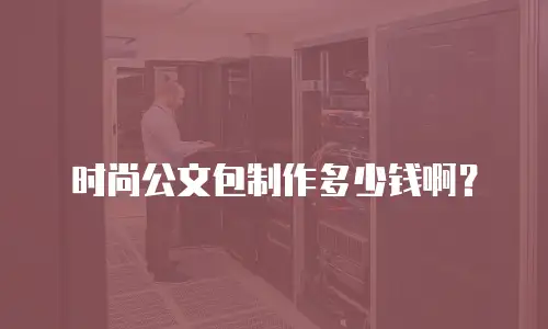 时尚公文包制作多少钱啊？