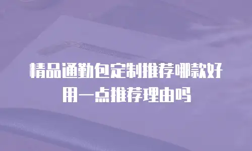 精品通勤包定制推荐哪款好用一点推荐理由吗