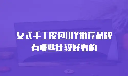 女式手工皮包DIY推荐品牌有哪些比较好看的