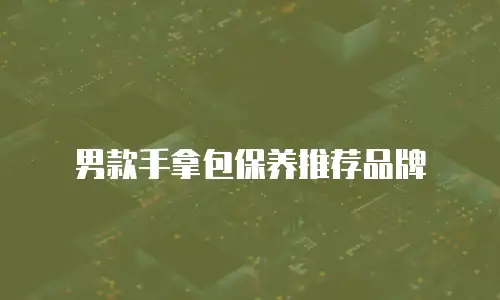 男款手拿包保养推荐品牌