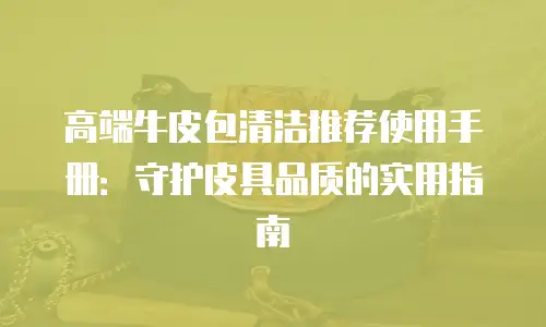 高端牛皮包清洁推荐使用手册：守护皮具品质的实用指南