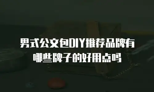 男式公文包DIY推荐品牌有哪些牌子的好用点吗