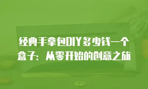 经典手拿包DIY多少钱一个盒子：从零开始的创意之旅