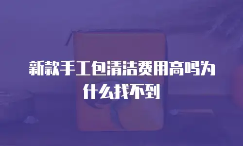 新款手工包清洁费用高吗为什么找不到