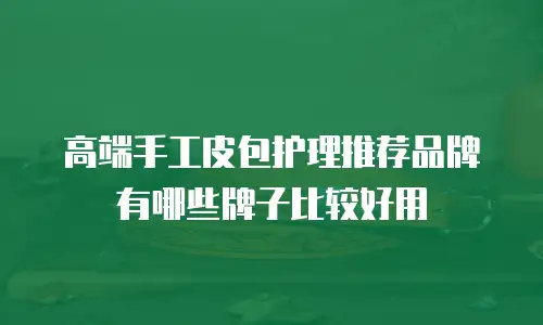 高端手工皮包护理推荐品牌有哪些牌子比较好用