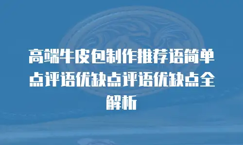 高端牛皮包制作推荐语简单点评语优缺点评语优缺点全解析