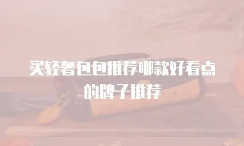 买轻奢包包推荐哪款好看点的牌子推荐