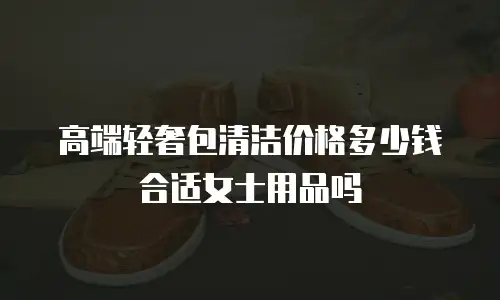 高端轻奢包清洁价格多少钱合适女士用品吗