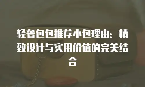 轻奢包包推荐小包理由：精致设计与实用价值的完美结合