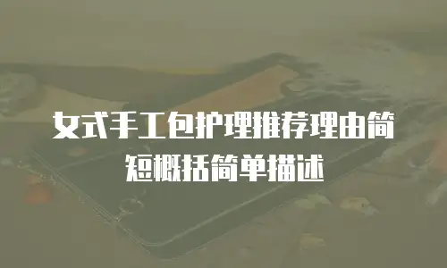 女式手工包护理推荐理由简短概括简单描述