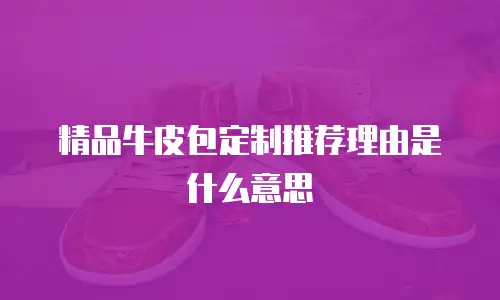 精品牛皮包定制推荐理由是什么意思