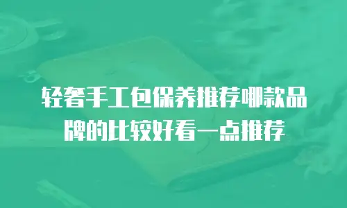 轻奢手工包保养推荐哪款品牌的比较好看一点推荐