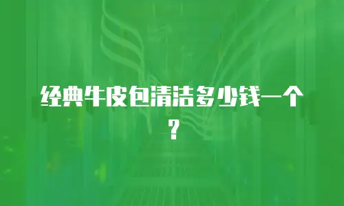 经典牛皮包清洁多少钱一个？