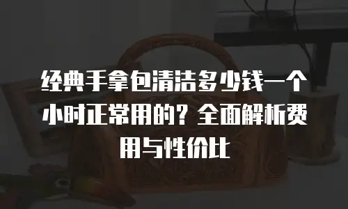 经典手拿包清洁多少钱一个小时正常用的？全面解析费用与性价比